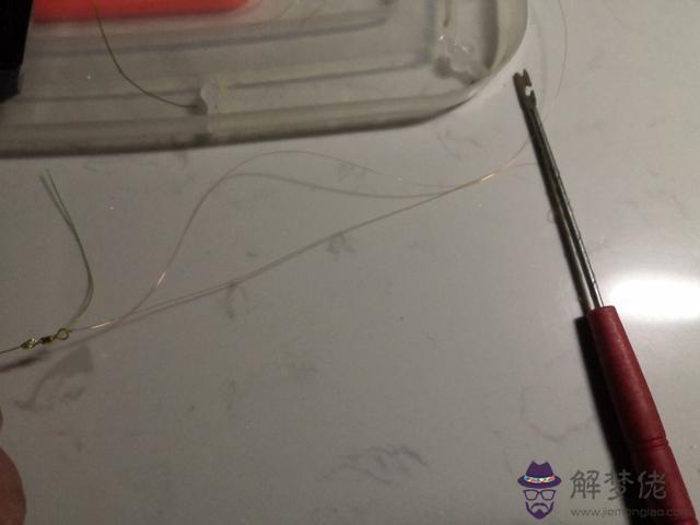 八字環與主線和子線的綁法 八字環與主線和子線的綁法