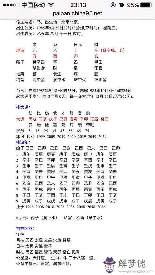 我知道的八字詞語有