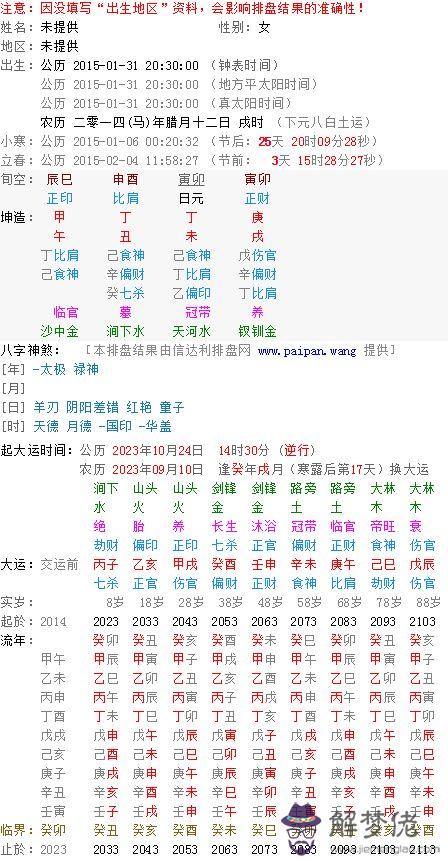 11月21日出生的生辰八字