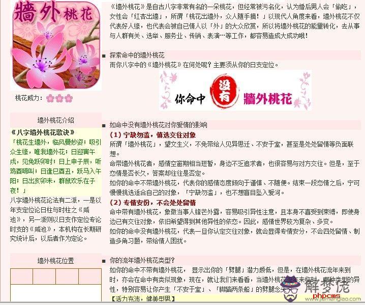 算命桃花災是什麼意思