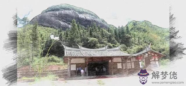 福建尤溪八字橋文筆峰