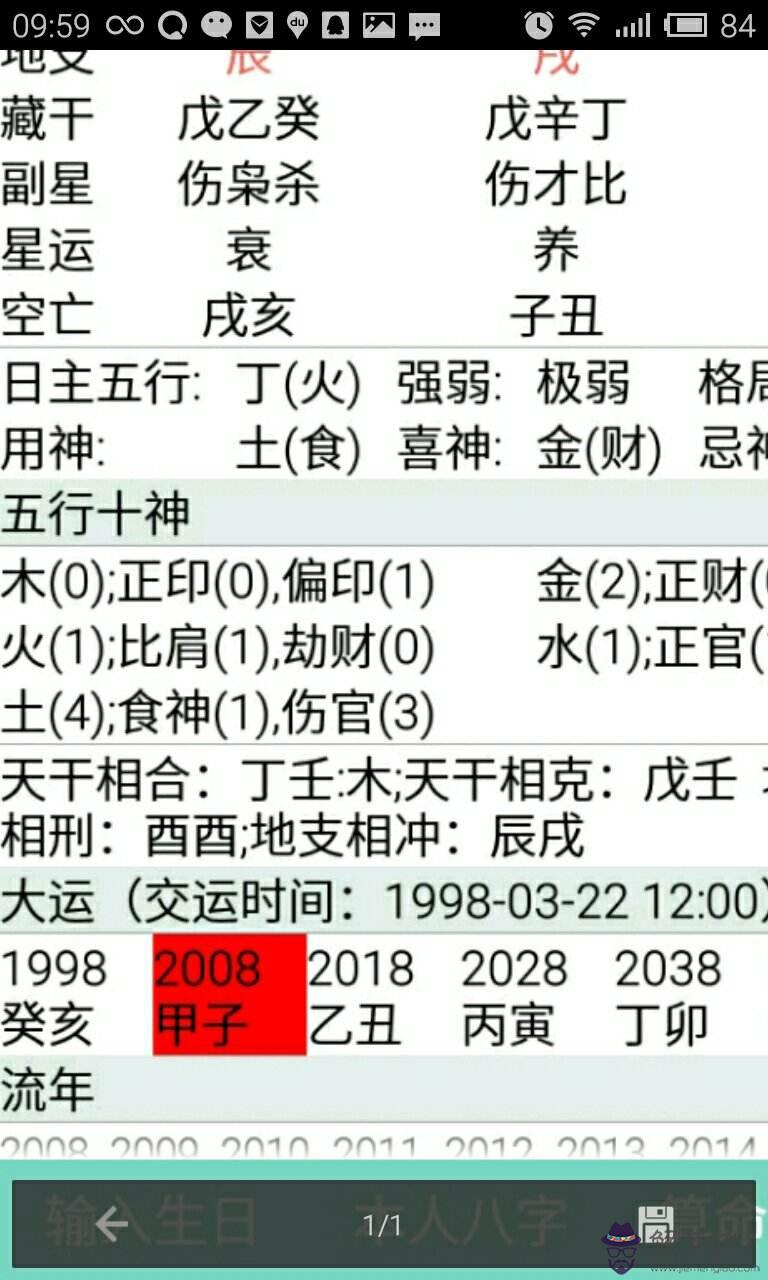 關于網上查的八字喜用神都不一樣的信息