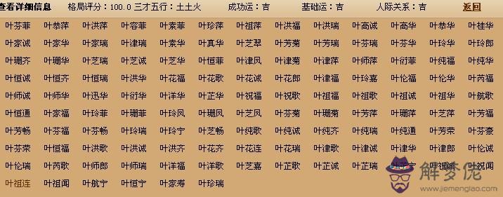 姓名評分打分生辰八字