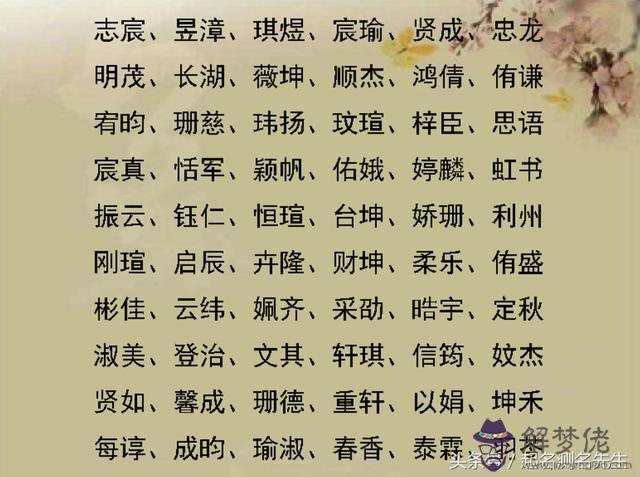 生辰八字查五行取名:生辰八字名字查詢