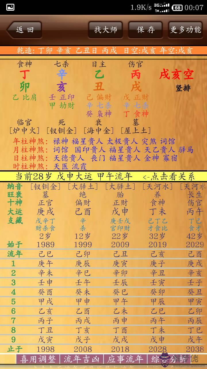 免費測生辰八字五行:免費測名字打分