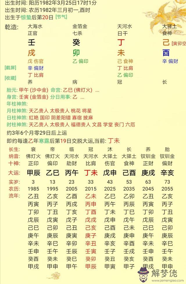 八字五行的生