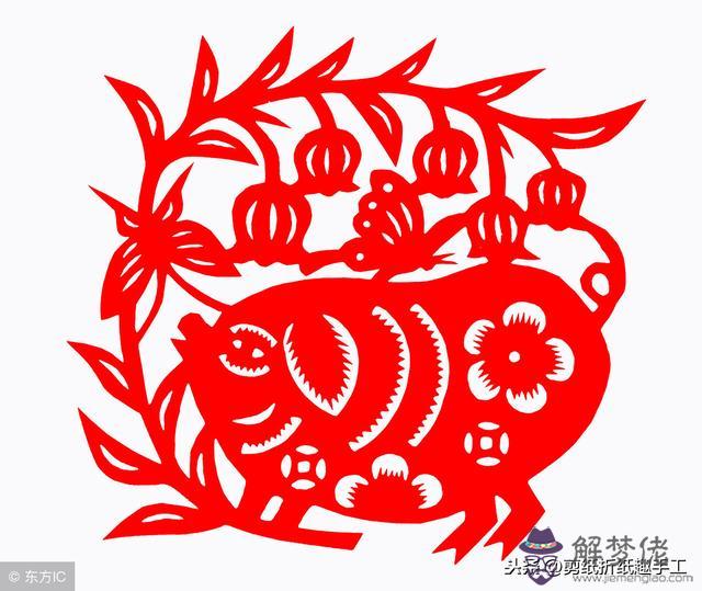 十二生肖單個剪紙圖片，剪紙十二生肖打印圖