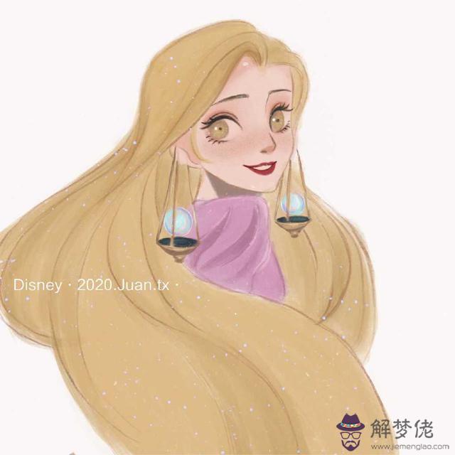 十二星座公主頭像圖片，畫十二星座的萌少女
