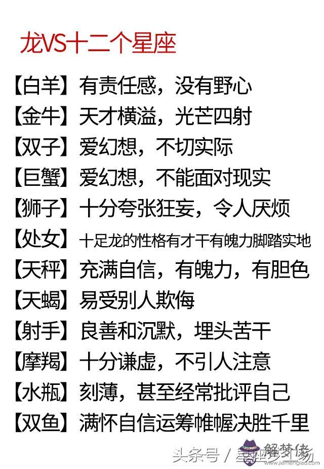 男女星座生肖配對，12生肖配對查詢表