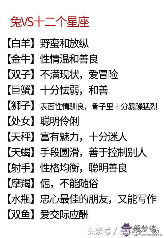 男女星座生肖配對，12生肖配對查詢表