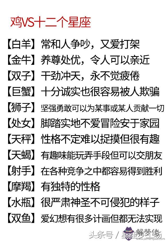 男女星座生肖配對，12生肖配對查詢表