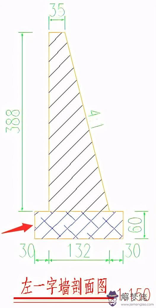 八字翼墻砌筑檢驗批