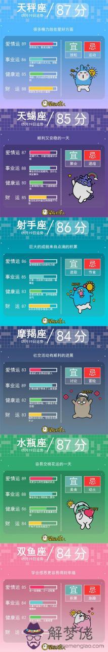一九年五月份運勢