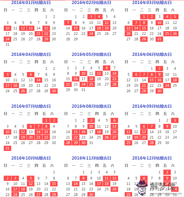 1、年農歷結婚吉日一覽表:年那月結婚吉日？