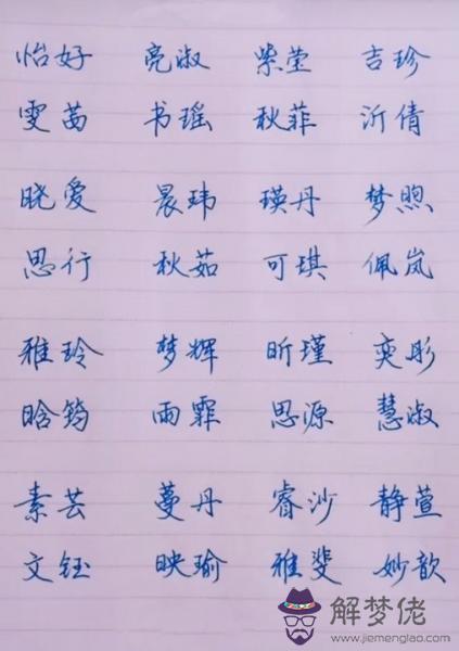 2、起名網生辰八字取名字:生辰八字取名字大全