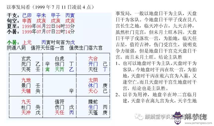 2、奇門遁甲能算命嗎？能不能給我算算，我想學，，奇門，只是不怎麼