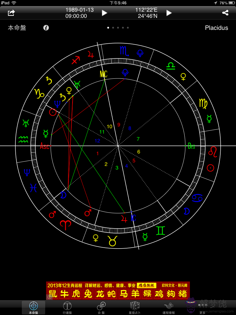 3、怎麼查自己的星座星盤:如何查看你的個人星盤