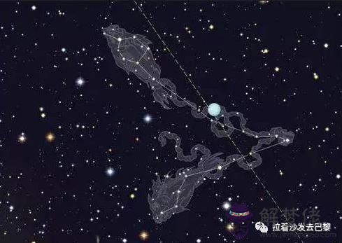 真實十二星座星空圖，十二星座連線簡圖