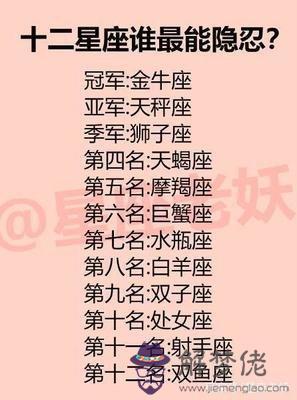 十二星座誰最有錢，十二星座誰是老大