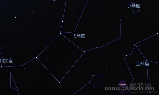 秋季星空星座圖，秋季星空有哪些星座