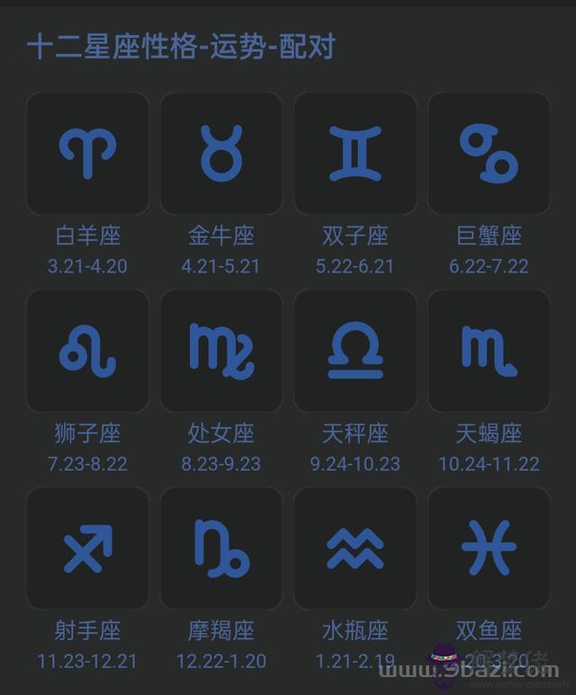 十二星座怎麼分別，十二星座分別是什麼王