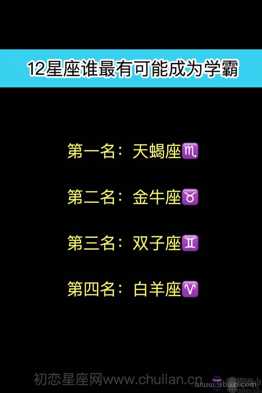 2星座更佳學霸排名男，英語更好的五大星座是哪些"
