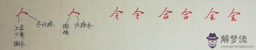 八字部首字