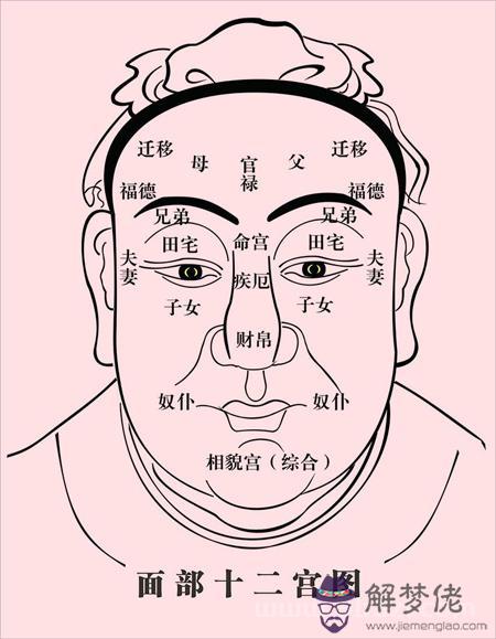 相學經典:《麻衣相法》面相十二宮圖文詳解大全 相學經典:《麻衣相法》面相十二宮圖文詳解大全