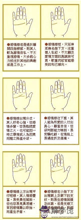 最詳細的女人手相圖解