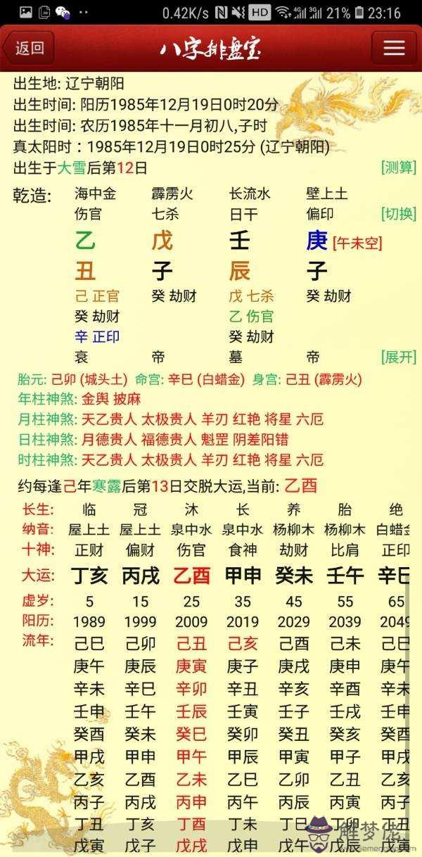 1994年11月8日八字