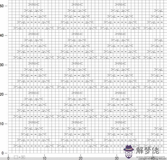 毛衣胸前八字花怎麼織視頻