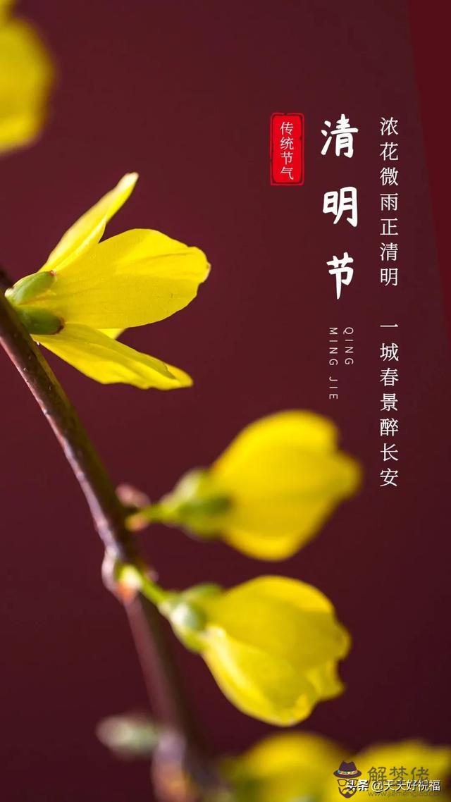 清明節八字祝福語