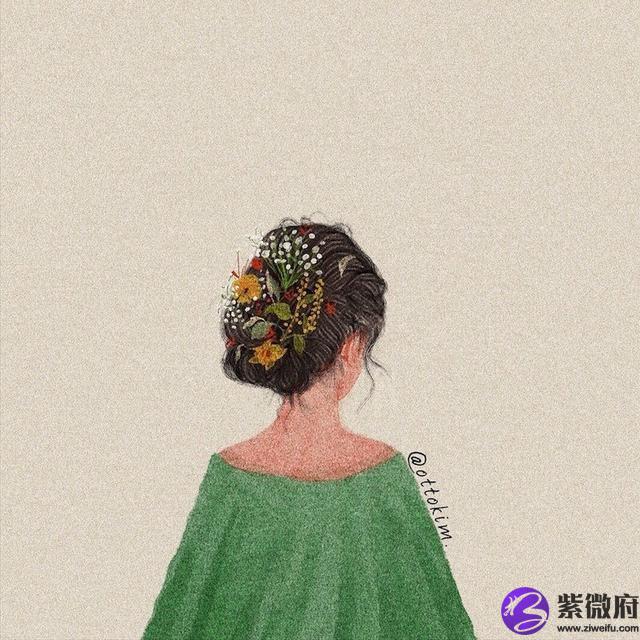 森系少女手繪星座