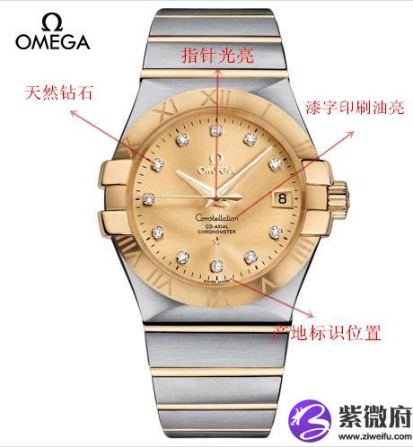 歐米茄星座后面圖案