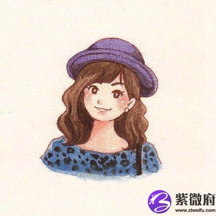 十二星座手繪女生頭像女生頭像圖片大全20