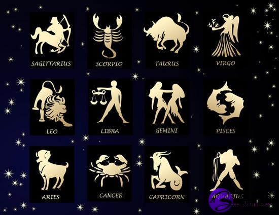 12個星座用英語怎么說