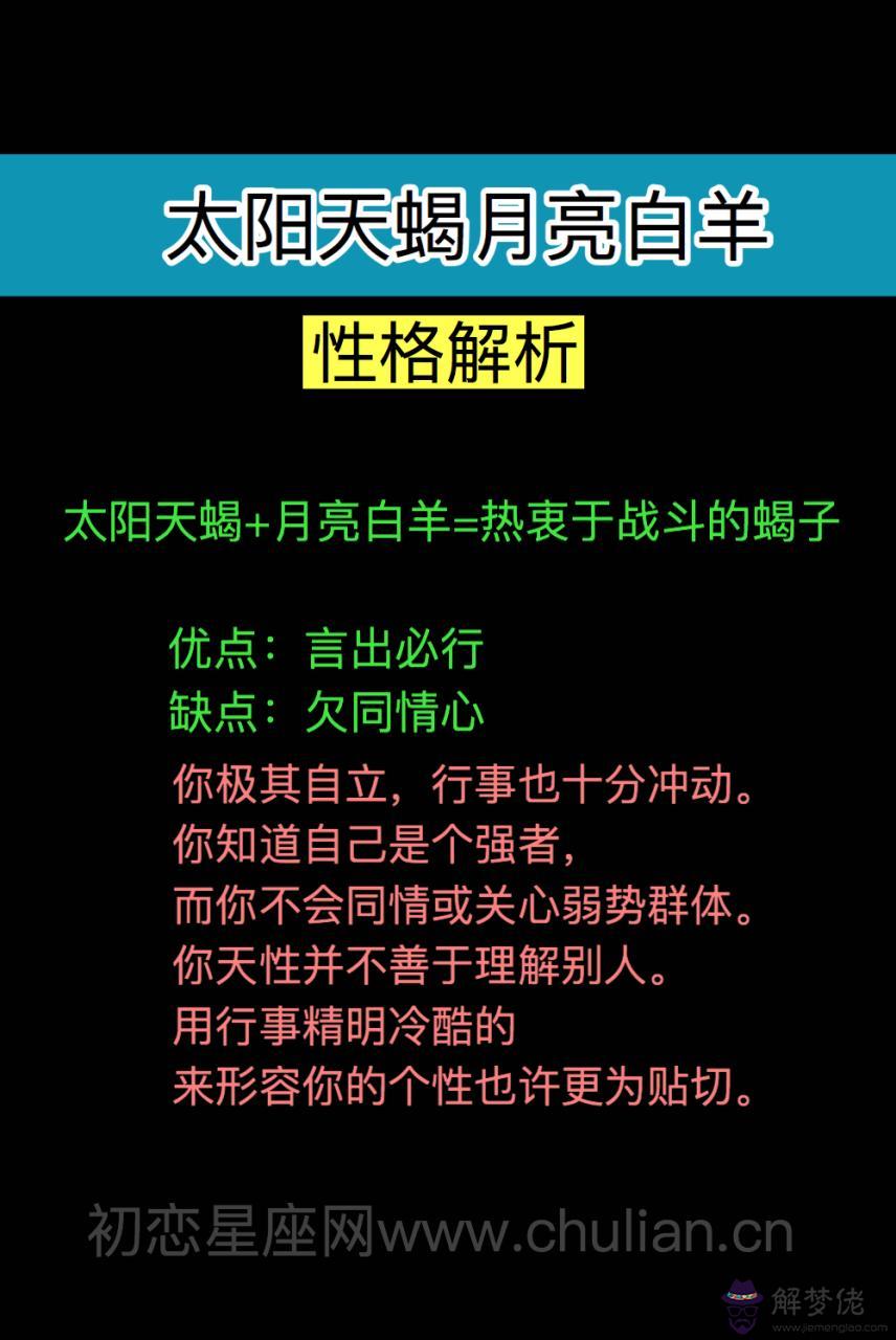 天蝎座的月亮星座查詢，天蝎座的月亮星座怎麼算