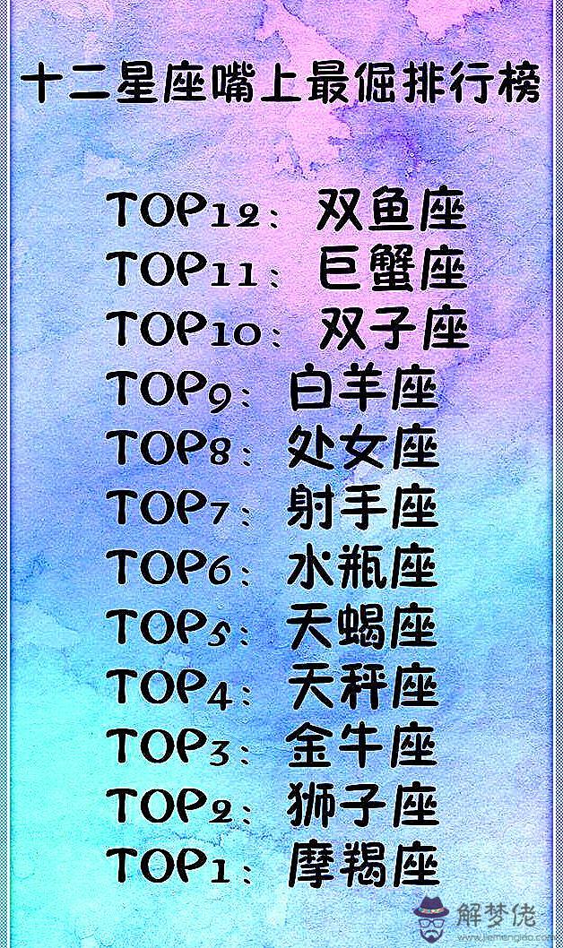 十二星座的性格特點解析,最準的12星座性格特點