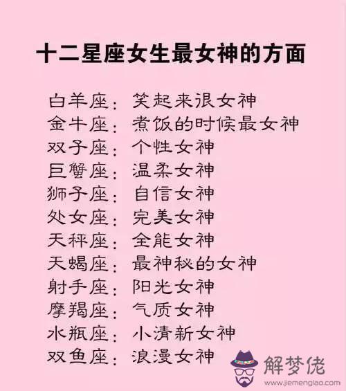 十二星座的女神圖片，十二星座圖片美圖