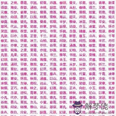 新潮的小名帶草字頭：用帶三點水的 和草字頭的字給寶寶起個名字？