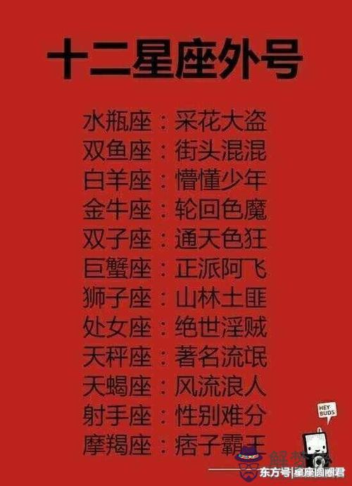 處和什麼星座配對:每個月份都是什麼星座