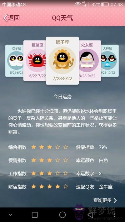 獅子座今日運勢查詢:獅子座今年的運勢大概怎麼樣?