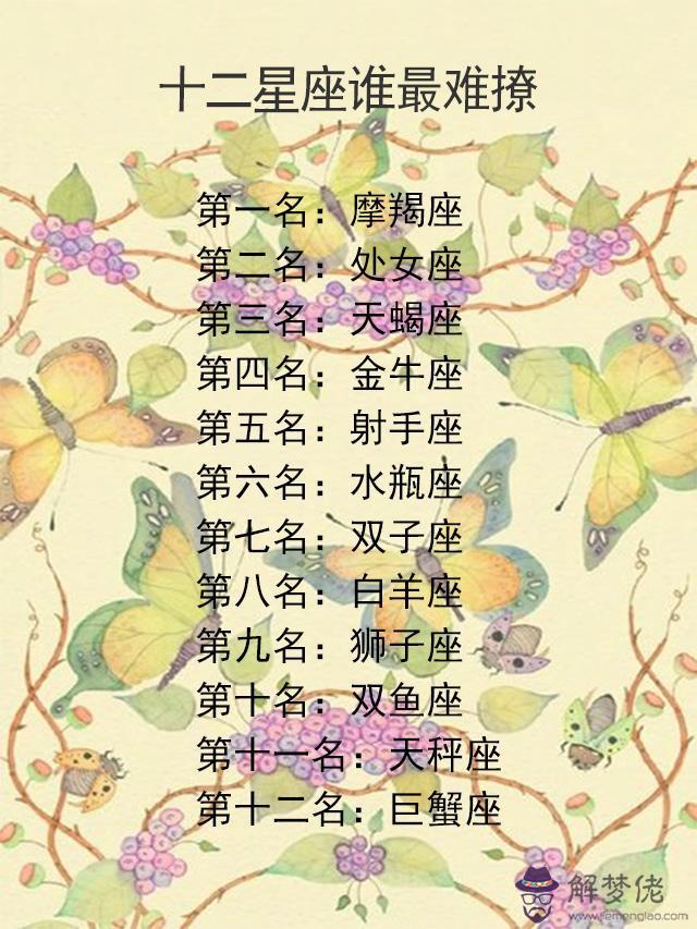 12星座誰最丑:十二星座里哪個星座最丑