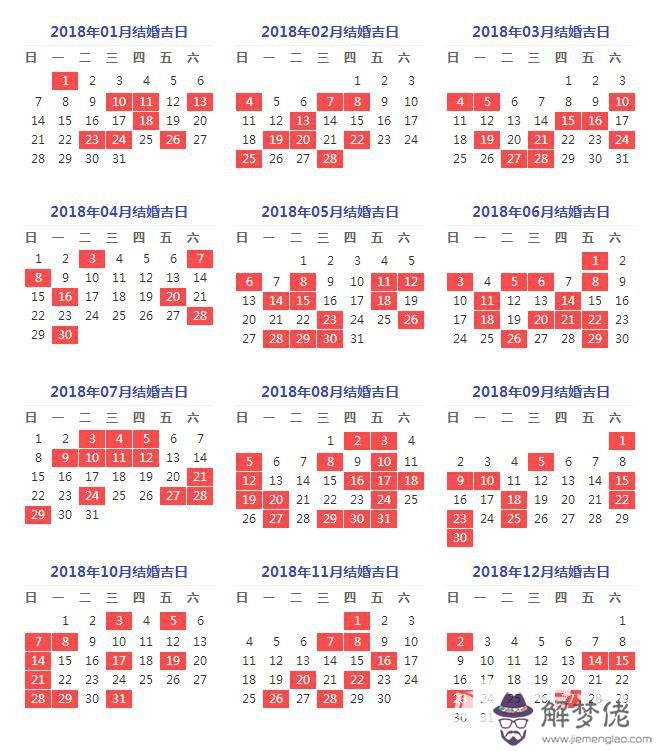 本月黃道吉日哪幾天:2018年12份哪天喬遷是黃道吉日1