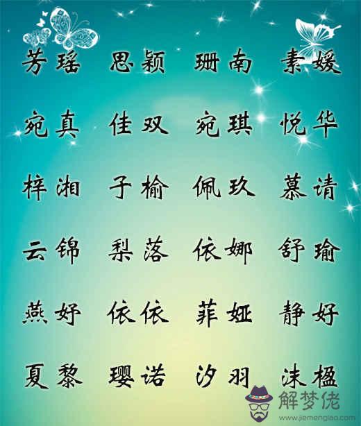 給寶寶起名字大全:取名字大全