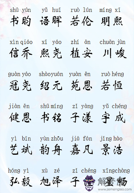 女寶寶取名字大全:給小女孩取名字大全
