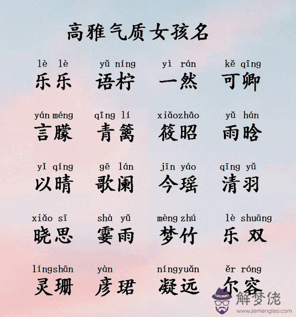 起名網女孩大全:起名字大全女孩